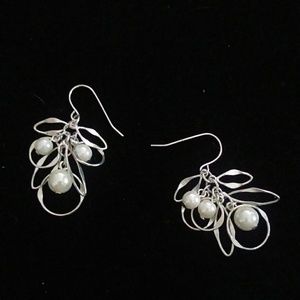 Pearl earrings